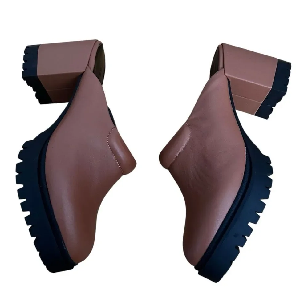 Aerosoles Emon Mule Shoes Size 7.5 New Tan - Picture 4 of 8